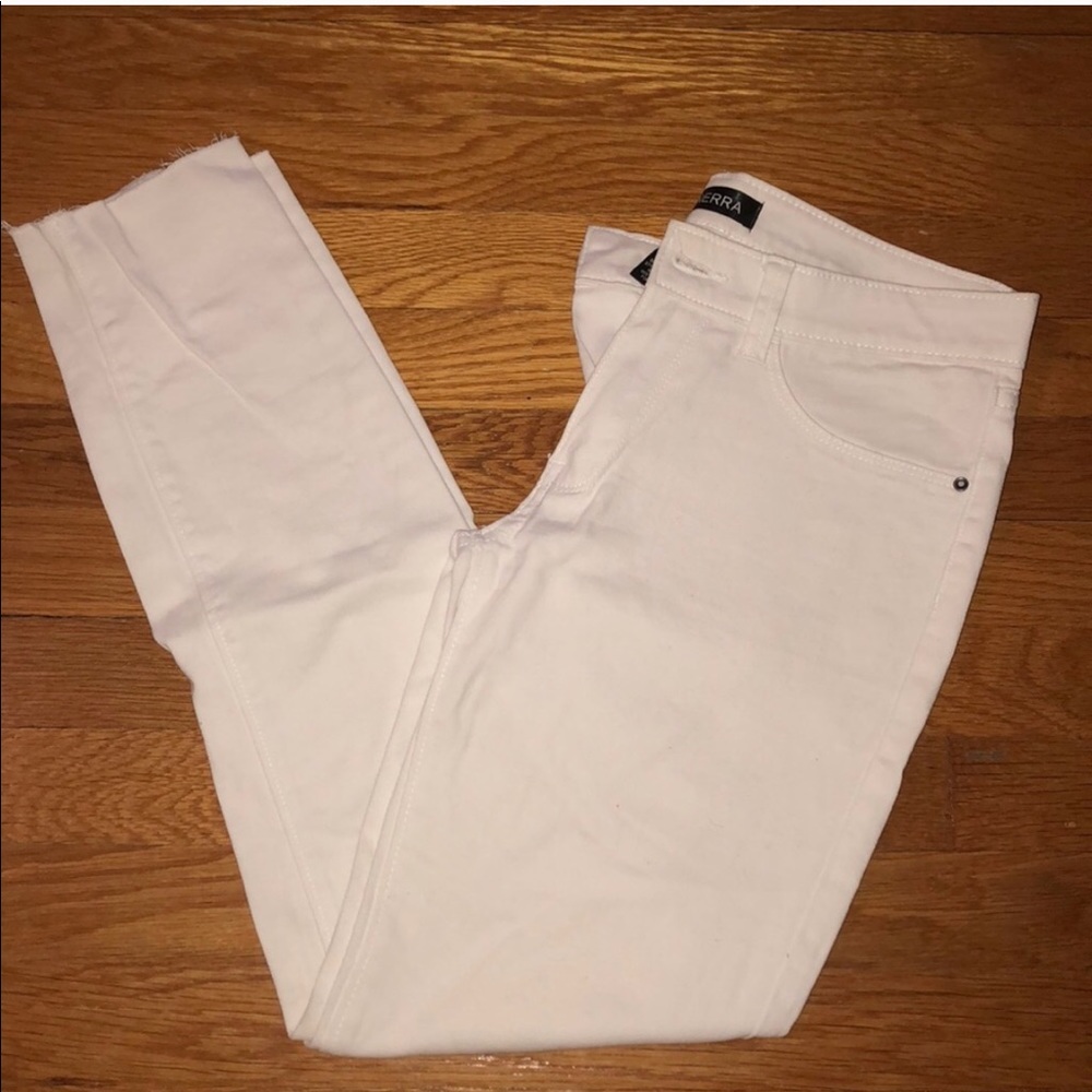 white jeans